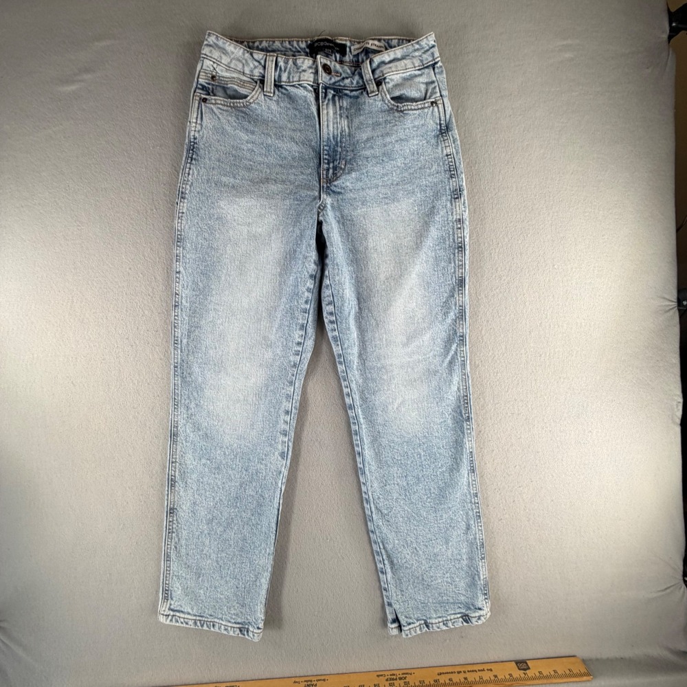 BCBGeneration Cigarette Straight Jeans Light Wash High Rise Blue Women Size 9/29